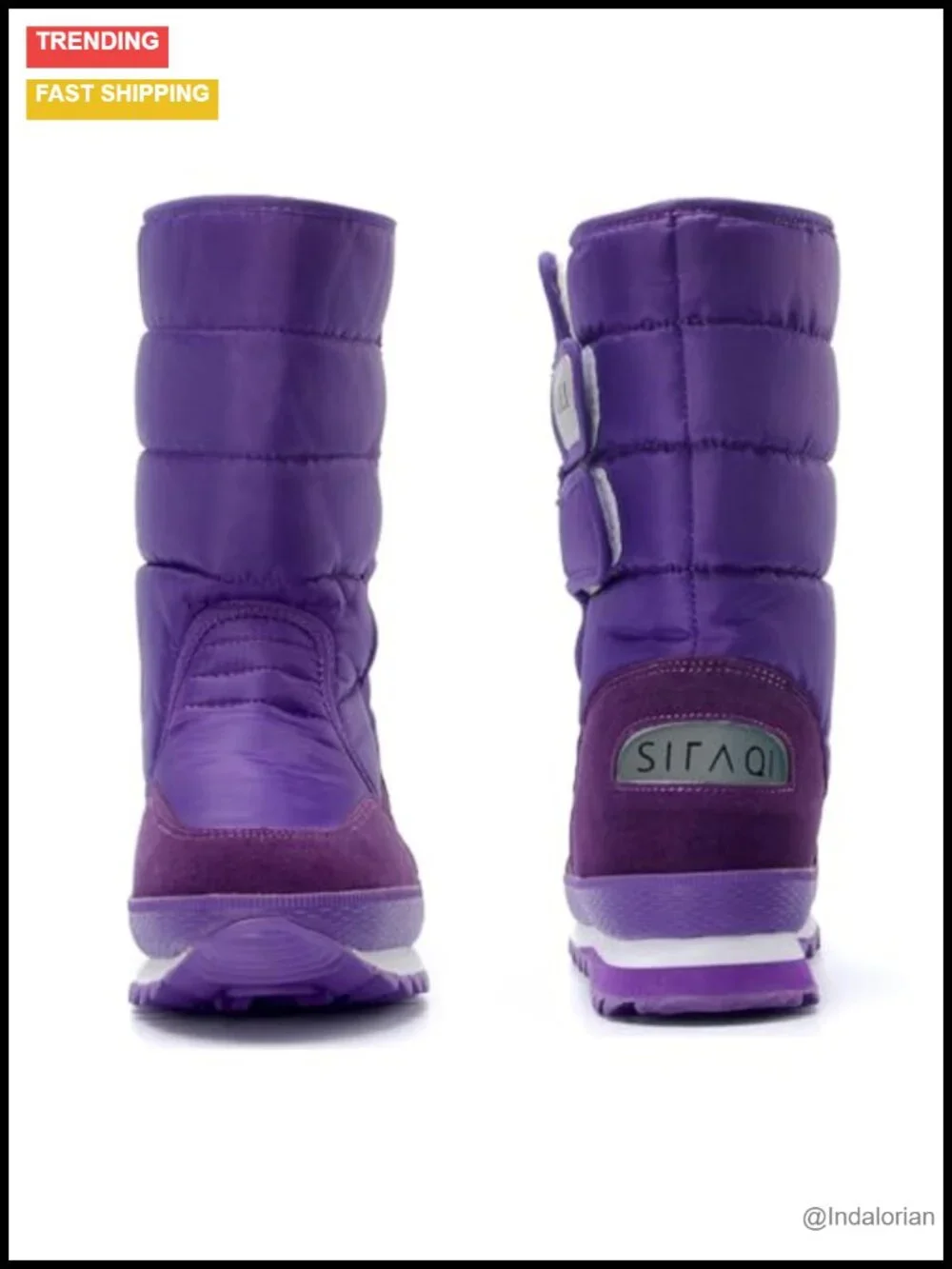 Waterproof Frosty Snow Boots with Faux Fur Lining